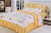 Kit Milano Casal Queen 05 peças - Cor amarelo
