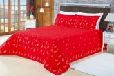 Kit Florata Casal Queen 05 peças - Cor vermelho